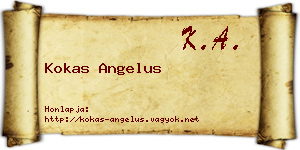 Kokas Angelus névjegykártya
